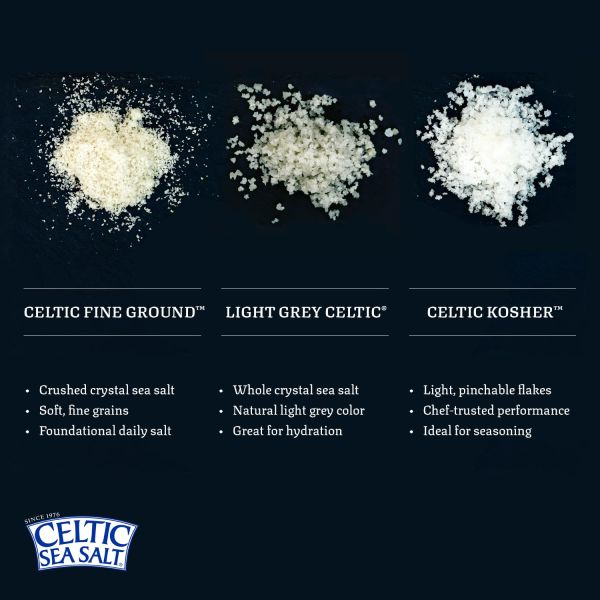Selina Naturally Celtic Sea Salt, Fine Ground - 1 lb