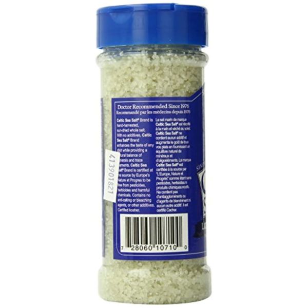 Selina Naturally Celtic Sea Salt, Light Grey Coarse Shaker - 8 oz