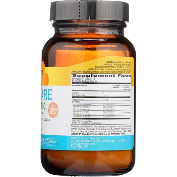 Country Life Baby Care Probiotic 3 billion CFUs 2 oz