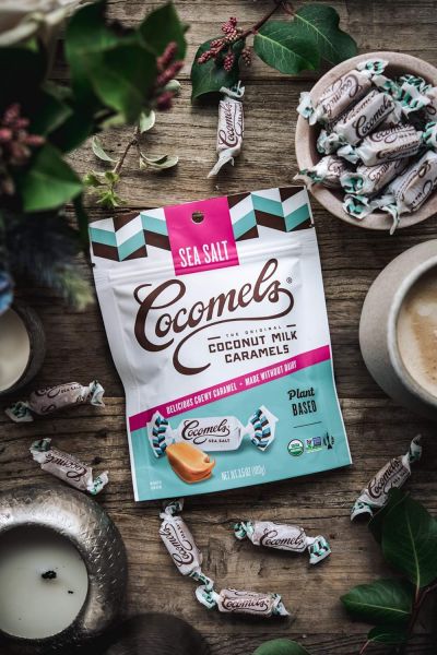 Cocomels Chocolate-Covered Sea Salt Coconut Milk Caramels - 1 oz