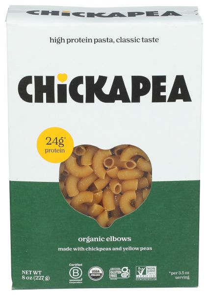 Chickapea Organic Elbows Pasta - 8 oz
