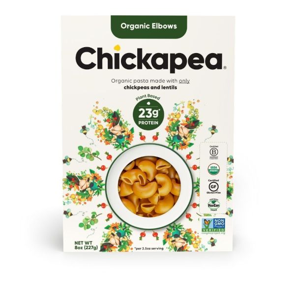 Chickapea Organic Elbows Pasta - 8 oz