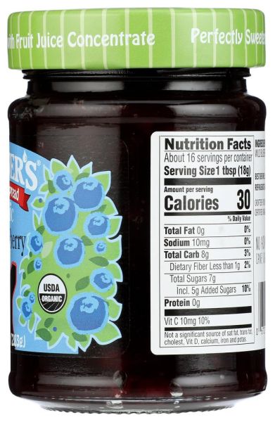 Crofters Organic Wild Blueberry Fruit Spread - 10 oz