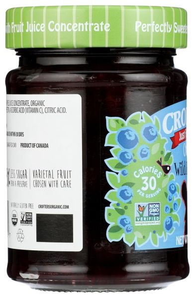Crofters Organic Wild Blueberry Fruit Spread - 10 oz