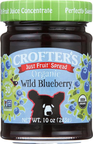 Crofters Organic Wild Blueberry Fruit Spread - 10 oz