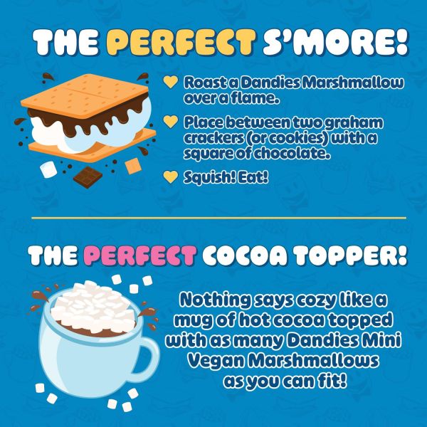 Dandies Vegan Marshmallows, Vanilla - 10 oz