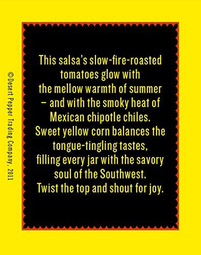 Desert Pepper Roasted Tomato Chipotle Corn Salsa, Medium - 16 oz
