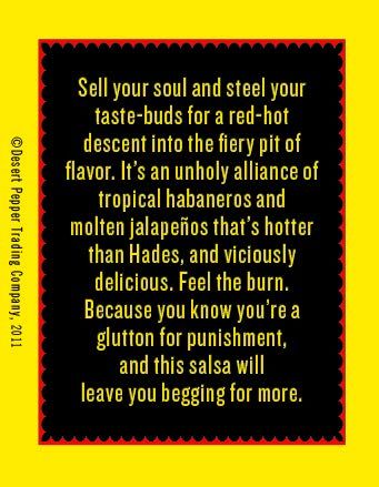 Desert Pepper Salsa XXX Roasted Habanero - 16 oz