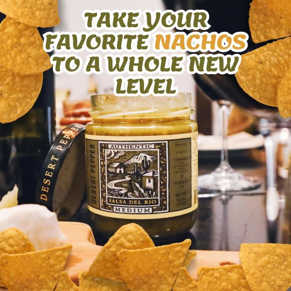 Desert Pepper Salsa Del Rio, Green Salsa with Green Chiles