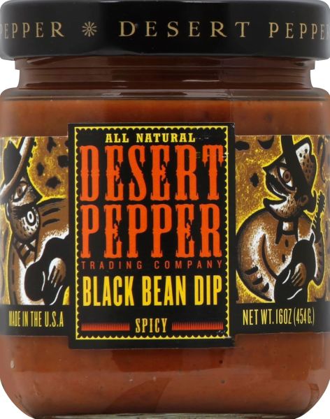 Desert Pepper Trading Company Spicy Black Bean Dip - 16 oz