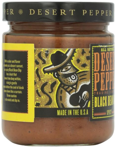 Desert Pepper Trading Company Spicy Black Bean Dip - 16 oz