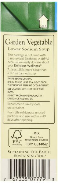 Dr. McDougall's Lower Sodium Garden Vegetable Soup - 17.9 fl oz