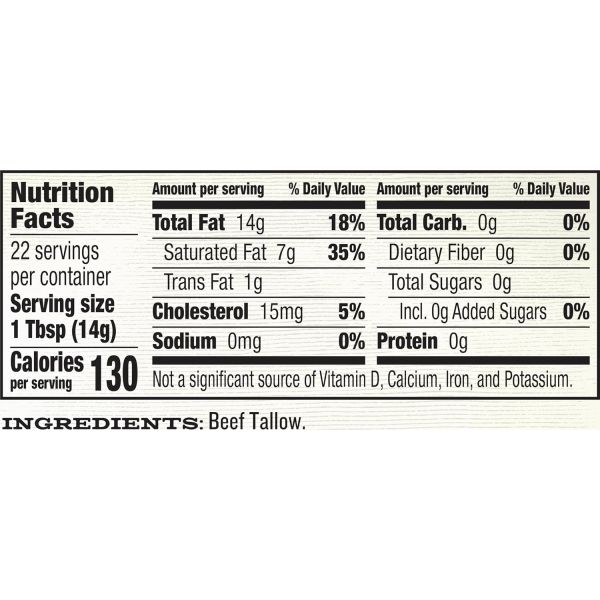 Epic Rendered Beef Tallow - 11 oz