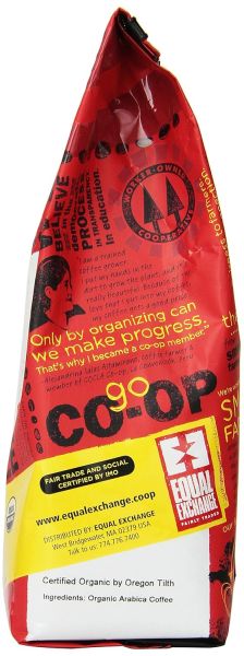 Equal Exchange Organic Ground Coffee, Colombian - 12 oz