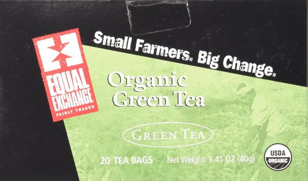 Equal Exchange Organic Green Tea - 20 Tea Bags
