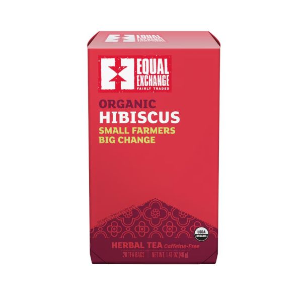 Equal Exchange Organic Hibiscus Tea - 20 Tea Bags