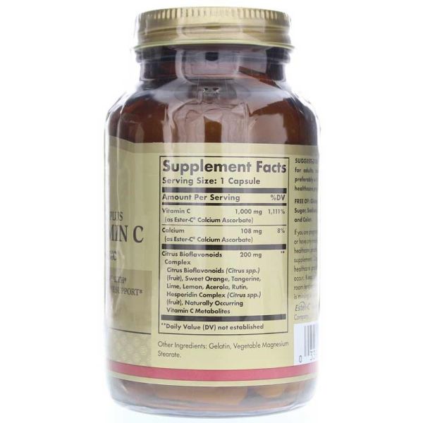 Solgar Ester-C Plus 1000 Mg Vitamin C 50 Capsules