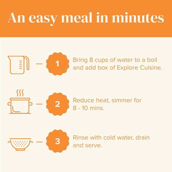 Explore Cuisine Organic Red Lentil Penne - 8 oz