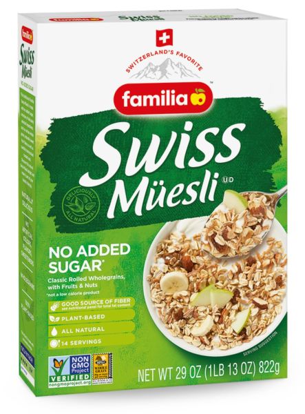Familia Non-GMO All Natural No Sugar Added Swiss Muesli - 29 oz