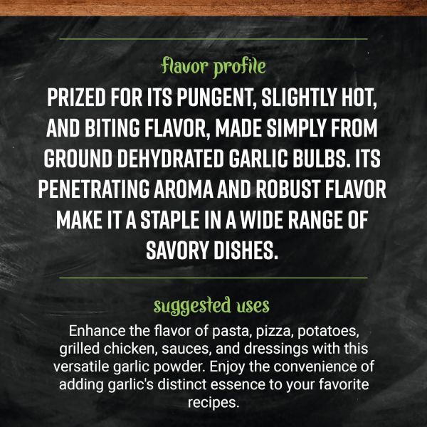 Frontier Co-op Organic Garlic Powder - 2.56 oz