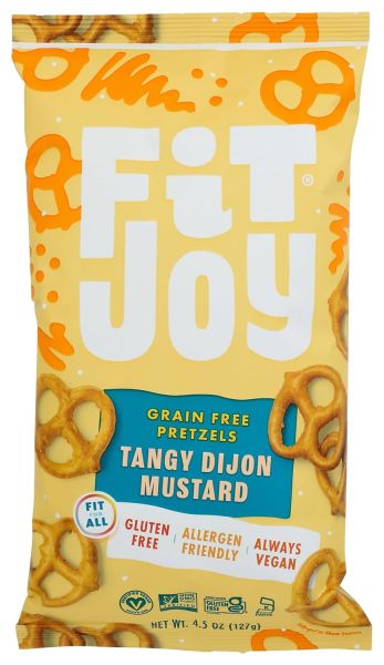FitJoy Tangy Dijon Mustard Pretzels - 4.5 oz