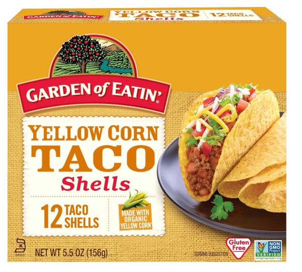 Garden of Eatin' Yellow Corn Taco Shells - 12 Taco Shells