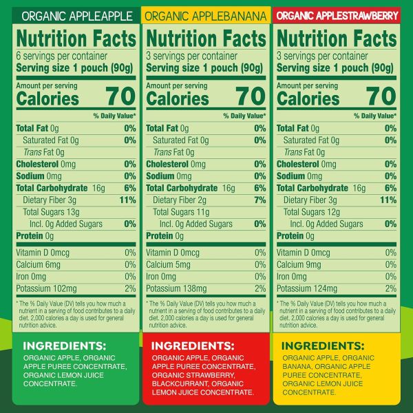 GoGo squeeZ Organic Applesauce and Fruit Puree