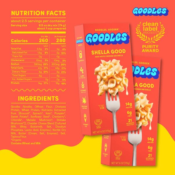 Goodles Shella Good Mac and Cheese - 6 oz