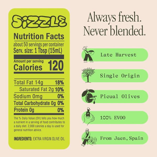Graza Sizzle Extra Virgin Olive Oil - 25.3 fl oz