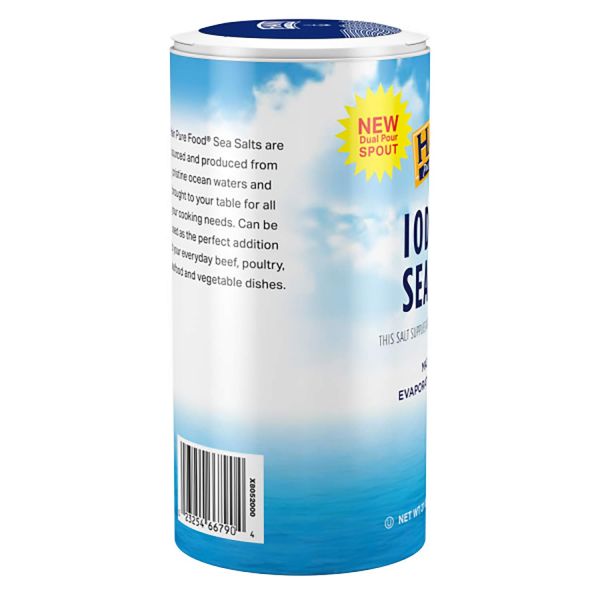 Hain Pure Foods Iodized Sea Salt - 21 oz