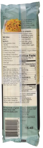 Hakubaku Organic Udon Noodles - 9.5 oz