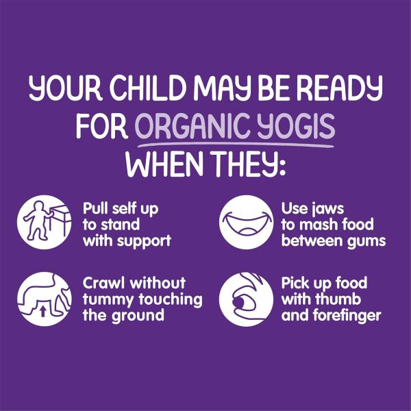 Happy Baby Organic Yogis, Mixed Berry - 1 oz