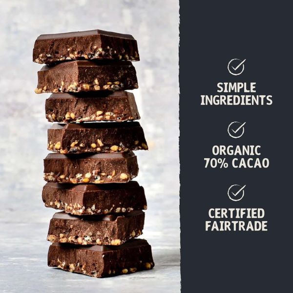 Hu Vanilla Crunch Dark Chocolate Bar - 2.1 oz