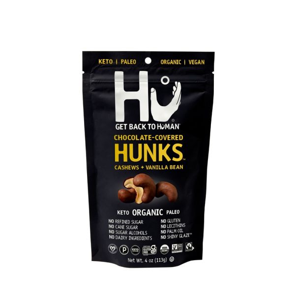 Hu Hunks Vegan Chocolate Covered Cashews with Vanilla Bean