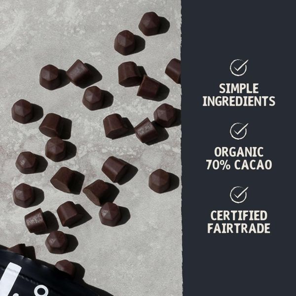 Hu Kitchen Gems Dark Chocolate Snacking & Baking Chocolate - 9 oz