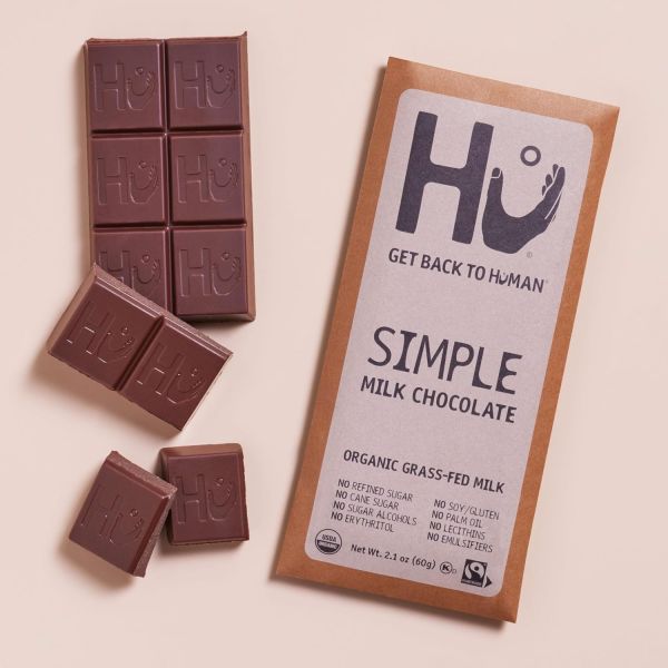Hu Organic Fair Trade Simple Milk Chocolate Bar - 2.1 oz