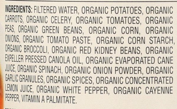 Health Valley Organic No Salt Added Vegetable Soup - 15 fl oz