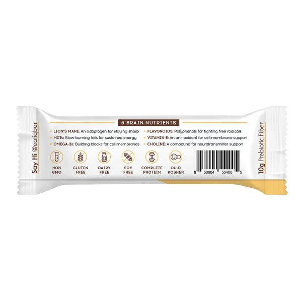 IQBAR Brain and Body Keto Protein Bar, Peanut Butter Chip