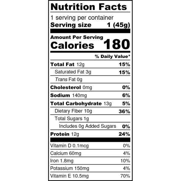 IQBAR Brain and Body Keto Protein Bar, Peanut Butter Chip