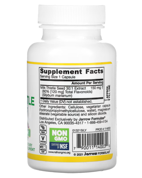 Jarrow Formulas Milk Thistle - 150 mg - 100 Veggie Caps