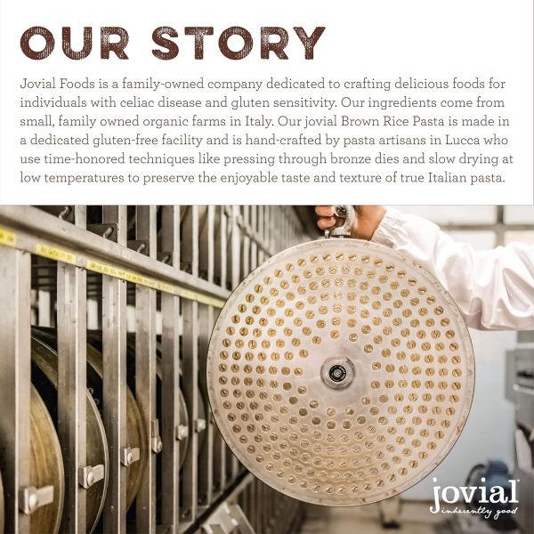 Jovial Organic Brown Rice Farfalle Pasta, Gluten Free - 12 oz