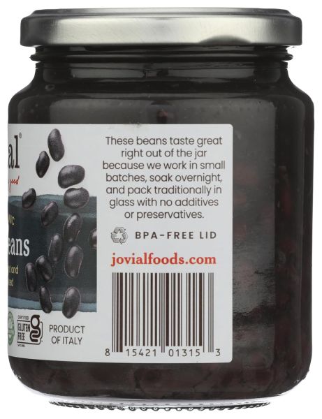 Jovial Organic Black Beans - 13 oz