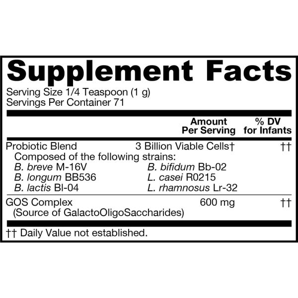 Jarrow Formulas Baby's Jarro-Dophilus + GOS Powder 2.5 oz (71 g)