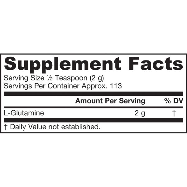 Jarrow Formulas L-Glutamine Powder 8 oz (227 g)