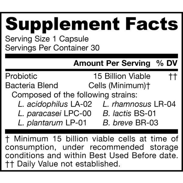 Jarrow Formulas Jarro-Dophilus AF 15 Billion 30 Veggie Caps