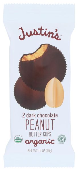 Justin's Dark Chocolate Peanut Butter Cups - 1.4 oz
