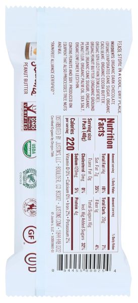 Justin's Dark Chocolate Peanut Butter Cups - 1.4 oz