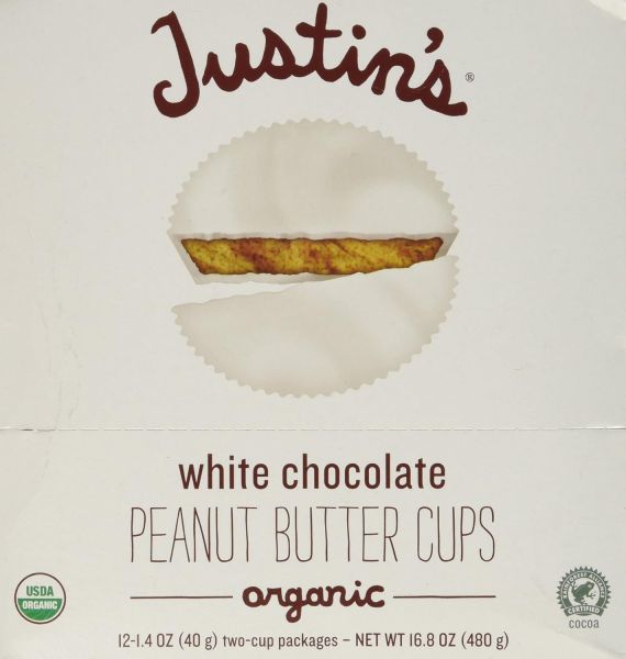 Justin's Organic White Chocolate Peanut Butter Cup - 1.4 oz