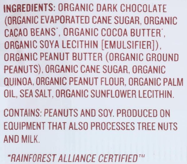 Justin's Organic Dark Chocolate Crispy Peanut Butter Cups - 1.32 oz
