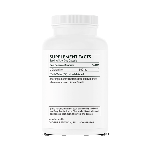 Thorne L-Glutamine - 500 mg - 90 Capsules